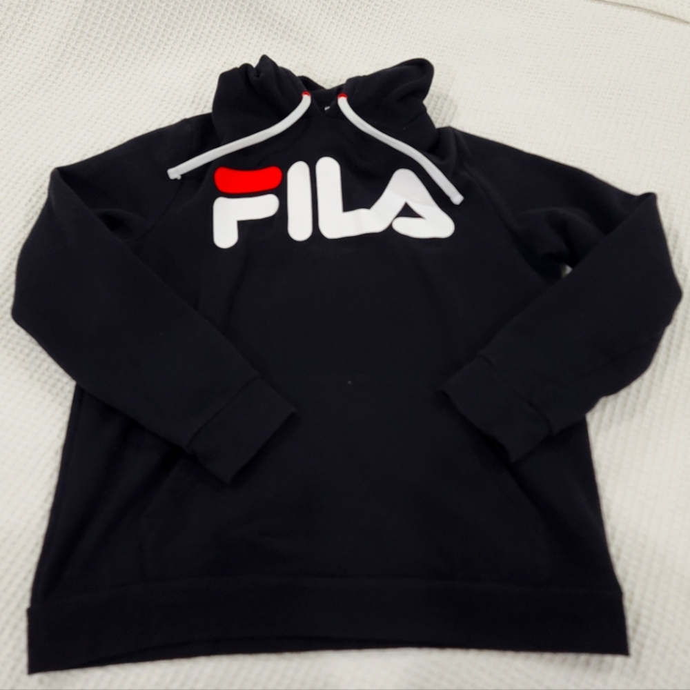 Black Fila Hoodie
